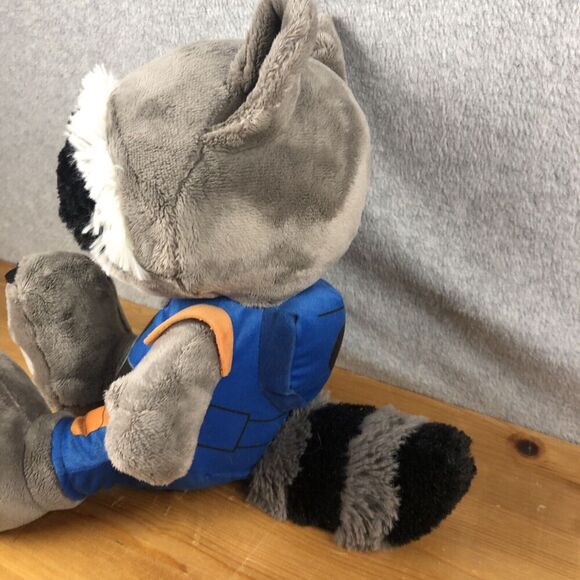 Disney Parks Big Feet Rocket Raccoon Marvel Guardians Of The Galaxy Plush 14” - Picture 7 of 9